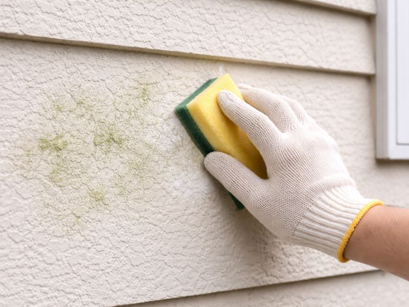 【外壁塗装】DIY vs プロ｜外壁のカビを自分で掃除するリスク！